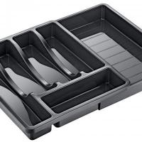 Cutlery tray Boxup Extendable Black-gray 31x39 cm FT-054