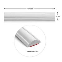 Молдинг Sticker wall 20х3000х8,5 Белый SW-00002673