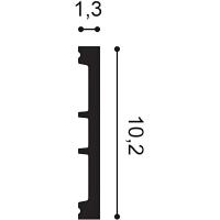 Плинтус из дюрополимера Orac Decor DX163-2600