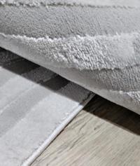 Килим Mono T067A silver grey