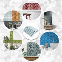 Мозаика из декоративного стекла Sticker wall белая 298х298х4,5мм SW-00002364