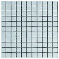 Мозаика из декоративного стекла Sticker wall белая 298х298х4,5мм SW-00002364