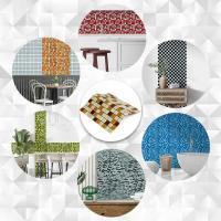 Мозаика из декоративного стекла Sticker wall коричневая 298х298х4,5мм SW-00002363