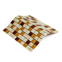 Мозаика из декоративного стекла Sticker wall коричневая 298х298х4,5мм SW-00002363