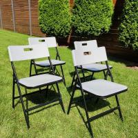 Set of folding furniture Sticker wall (Table and 4 chairs), White (with bag) SW-00001540