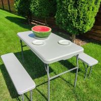 Set of garden furniture Sticker wall (table+2 benches) SW-00001612