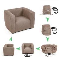 Inflatable chair brown Sticker wall SW-00002291