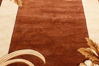 килим Nidal 5087A-d-brown-ivory