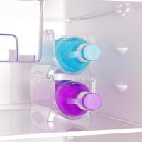 Refrigerator organizer for bottle Omak Plastik Deco Bella 20.4x11.3x10.5 cm, transparent plastic (50819)