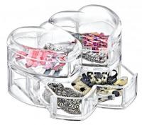 Heart-shaped jewelry organizer with lid Boxup FT-009