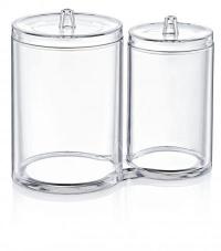 Organizer set with two cylindrical cans Boxup FT-015