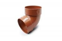 Double-coupled pipe bend 67° brick 100mm RainWay