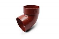 Double-coupled pipe bend 67° red 100mm RainWay