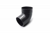 Single-joint pipe bend 67° graphite 75mm RainWay