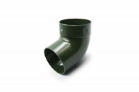 Single-joint pipe bend 67° green 75mm RainWay