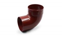 Single-joint pipe bend 87° red 100mm RainWay