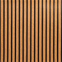 Панель-рейка Sticker wall LIGHT BROWN+BLACK 665*665*5мм (D) SW-00002533