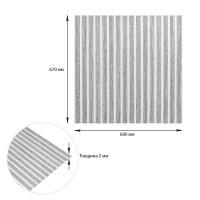 Панель-рейка Sticker wall WHITE+BLACK 665*665*5мм (D) SW-00002531