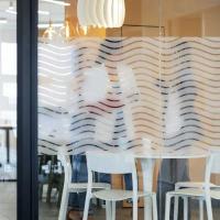 Self-adhesive window film Sticker wall wave 600*10000mm SW-00002652