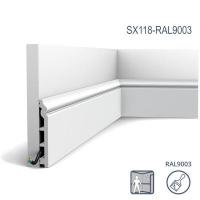 Плинтус из дюрополимера Orac Decor SX118-RAL9003