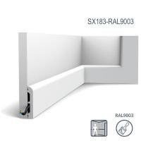 Плинтус из дюрополимера Orac Decor SX183-RAL9003