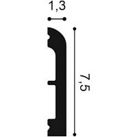 Плинтус из дюрополимера Orac Decor SX183-RAL9003