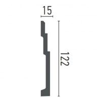 Плінтус із поліуретану Gaudi Decor SK 001 (2.00м) Flexi