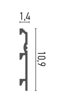 Плинтус из полиуретана Grand Decor HCR 512 (2.00м)