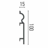 Плінтус із поліуретану Grand Decor HCR 513 (2.00м) Flex