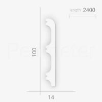Polyurethane skirting board Perimeter SB-100.014.04