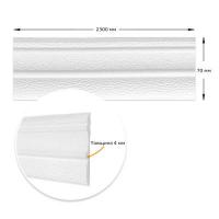 Плинтус РР самоклеющийся белый Sticker wall 2300*70*4мм (D) SW-00001829