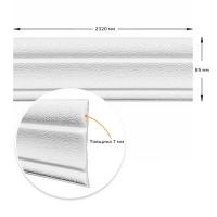 Плинтус РР самоклеющийся белый Sticker wall 2320*85*7мм (D) SW-00002592