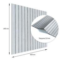 Покрытие настенное виниловое 3D рейки Sticker wall 600*600*2,8мм (D) SW-00002194