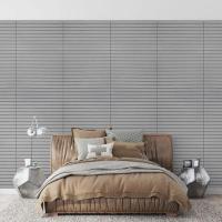 Покрытие настенное виниловое 3D рейки Sticker wall 600*600*2,8мм (D) SW-00002197