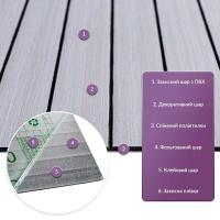 Покриття настінне вінілове 3D рейки Sticker wall 600*600*2,8мм (D) SW-00002198