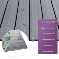 Покрытие настенное виниловое 3D рейки Sticker wall 600*600*2,8мм (D) SW-00002206