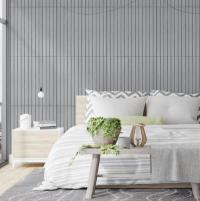 Покрытие виниловое самоклеющееся 3D рейки Sticker wall 600х600х2,8мм SW-00003243