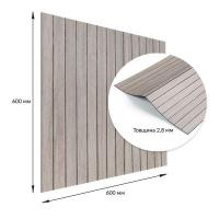 Покрытие виниловое самоклеющееся 3D рейки Sticker wall 600х600х2,8мм SW-00003244