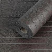 Покрытие виниловое самоклеющееся 3D рейки в рулоне Sticker wall 600х3000х3мм Темный камень (D) SW-00003397