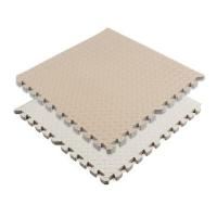 Floor puzzle double-sided Sticker wall Cream and Beige 60*60cm*2cm (D) SW-00001846