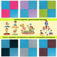 Plush puzzle floor Sticker wall Blue 60*60*1cm (D) SW-00002091