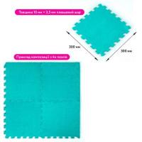 Plush puzzle floor Sticker wall Mint 30*30cm*1cm SW-00002088