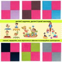 Plush puzzle floor Sticker wall Pink 60*60*1cm (D) SW-00002093