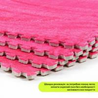 Plush puzzle floor Sticker wall Pink 60*60*1cm (D) SW-00002093