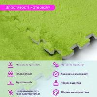 Floor-puzzle plush Sticker wall Light green 30*30*1cm (D) SW-00002094