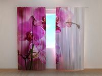 Photocurtain Purple orchids