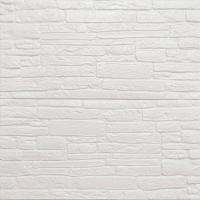 Self-adhesive 3D panel Sticker wall cultural stone white 700x600x8mm SW-00000070