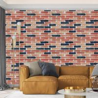 Self-adhesive 3D panel Sticker wall for beige-brown brick Ekaterinoslav 700x770x3mm SW-00001440