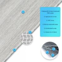 Самоклеящаяся гибкая шелковая штукатурка в рулоне Sticker wall 600х3000х2,5мм Пепельное дерево SW-00002997