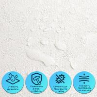 Self-adhesive flexible plaster Sticker wall 600х600х2,5мм White SW-00002982